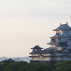 朝日の白鷺城＿１