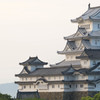 朝日の白鷺城＿２