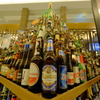 ビール空き瓶タワー