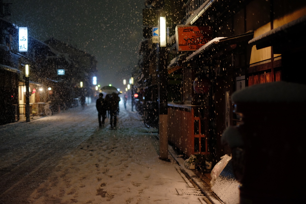 京都祇園　花見小路　2015.01.02 PM10:00