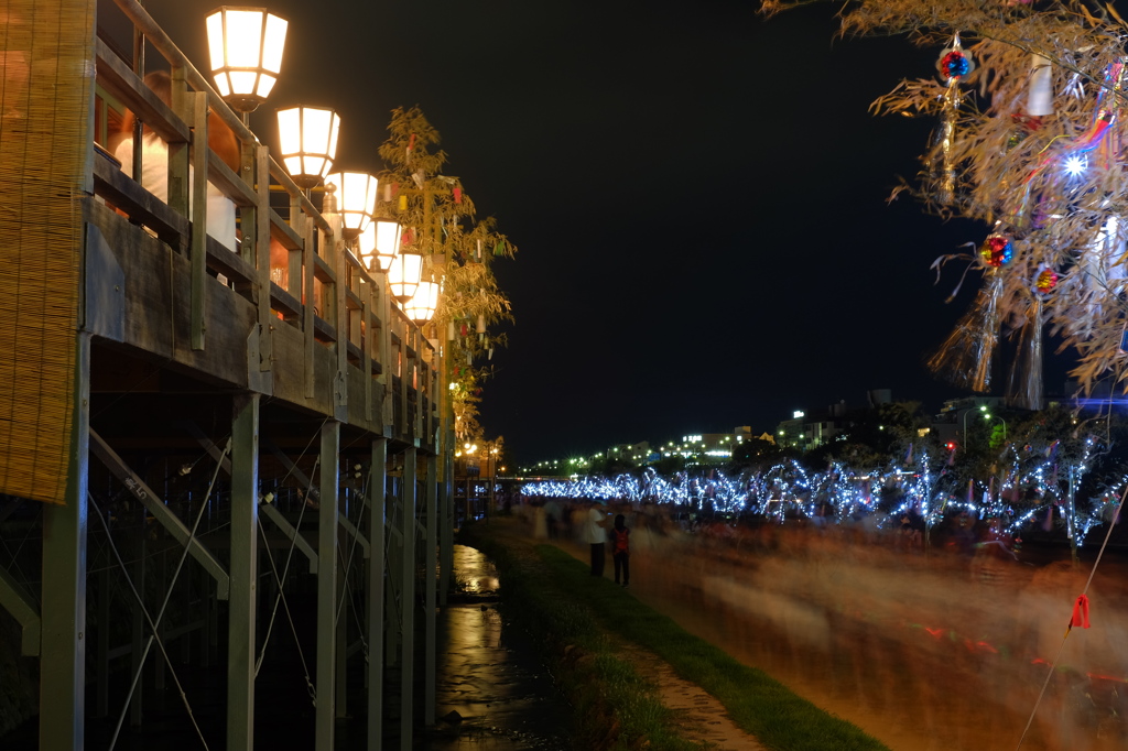 京都の七夕(鴨川)