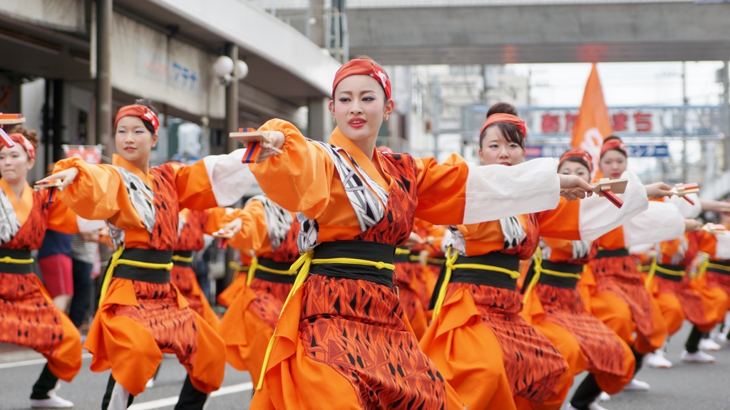 よさこい祭り2016⑧auさん