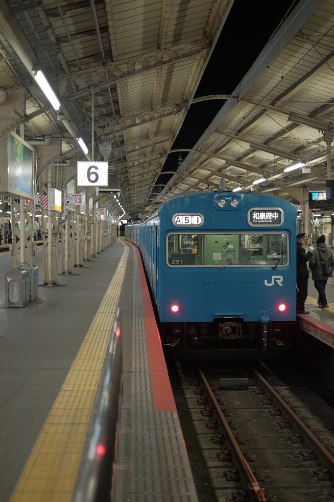 天王寺駅に103系