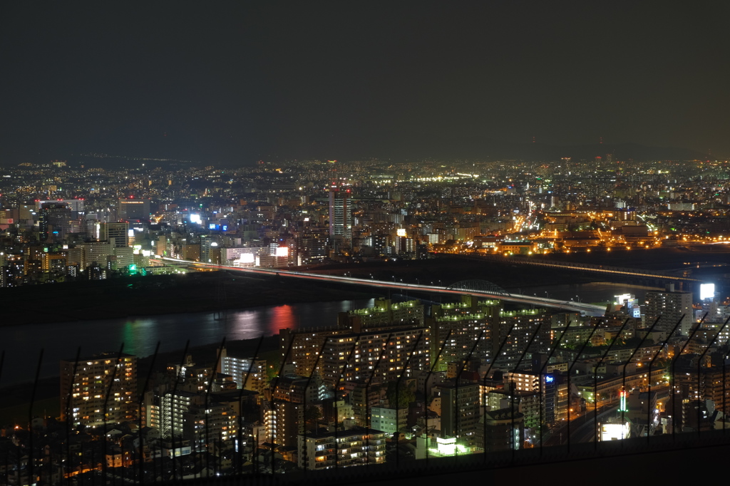 空中庭園より新大阪方向を望む