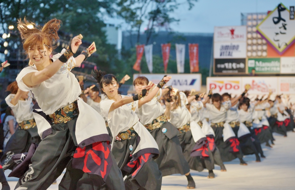 よさこい祭り2016④早稲田大学踊り侍さん