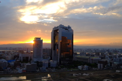 新梅田シティ夕景