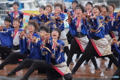 神戸よさこい祭り最終日！雨ですが(ーー;)