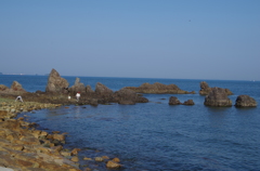 赤穂の岩場