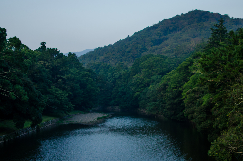 宇治橋より