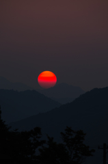 沈む太陽