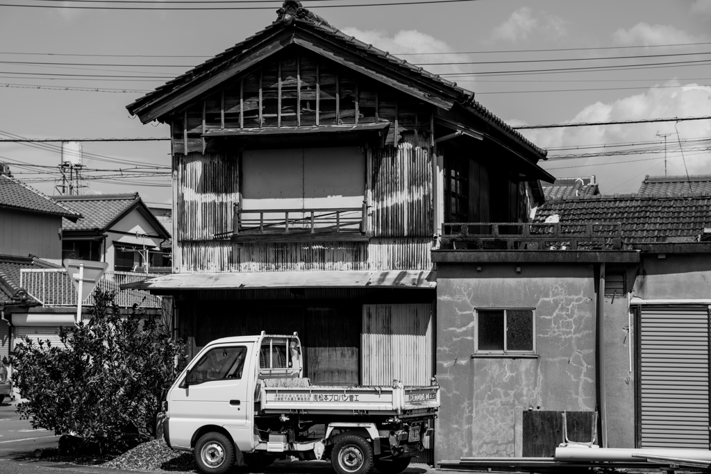 駅前の風景