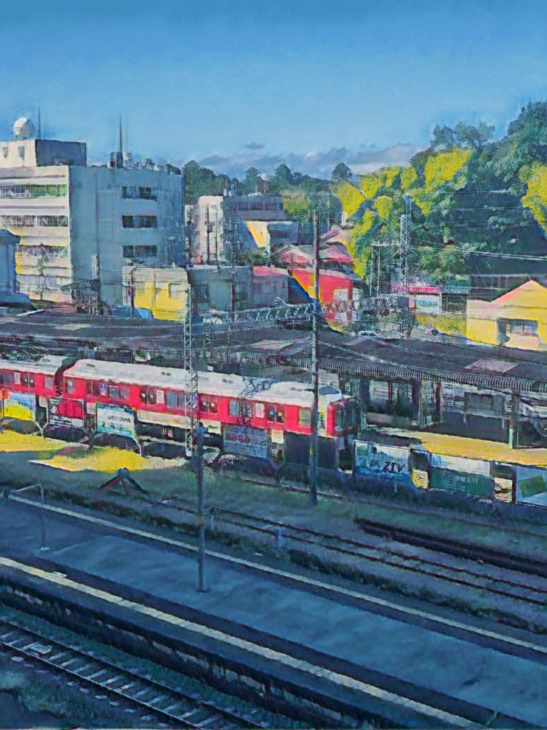 駅と電車