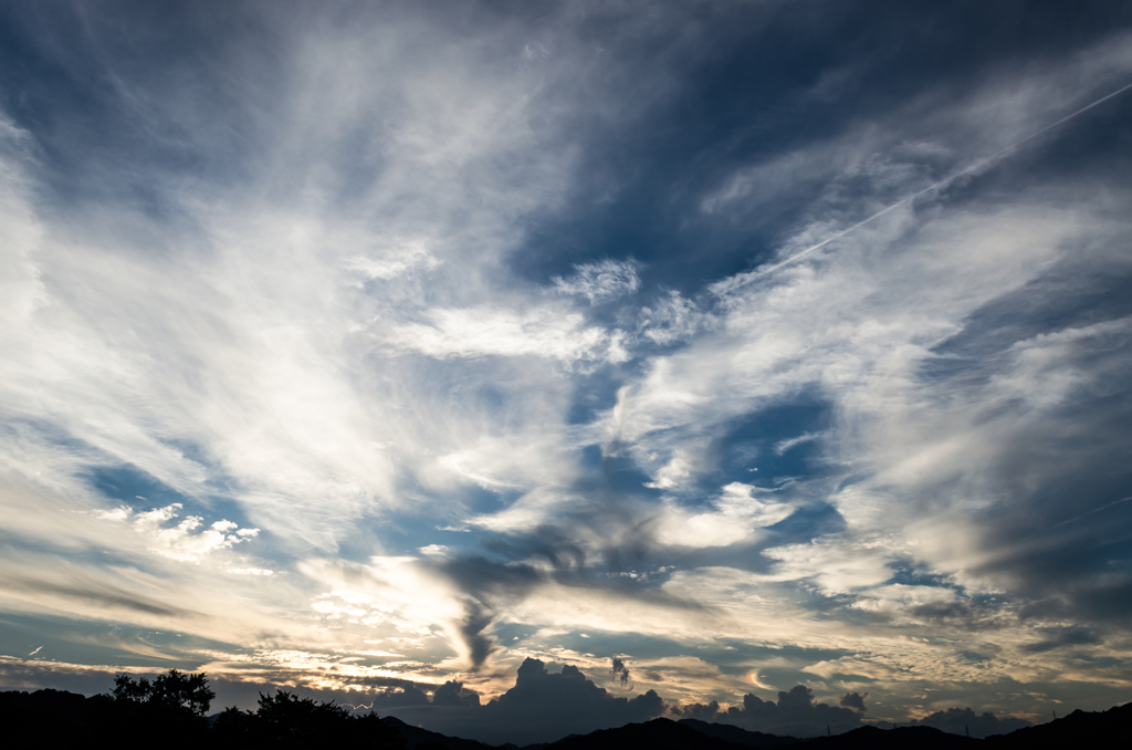 広がる雲