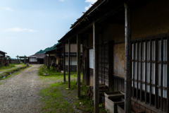 漁村の一角