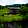池のある風景