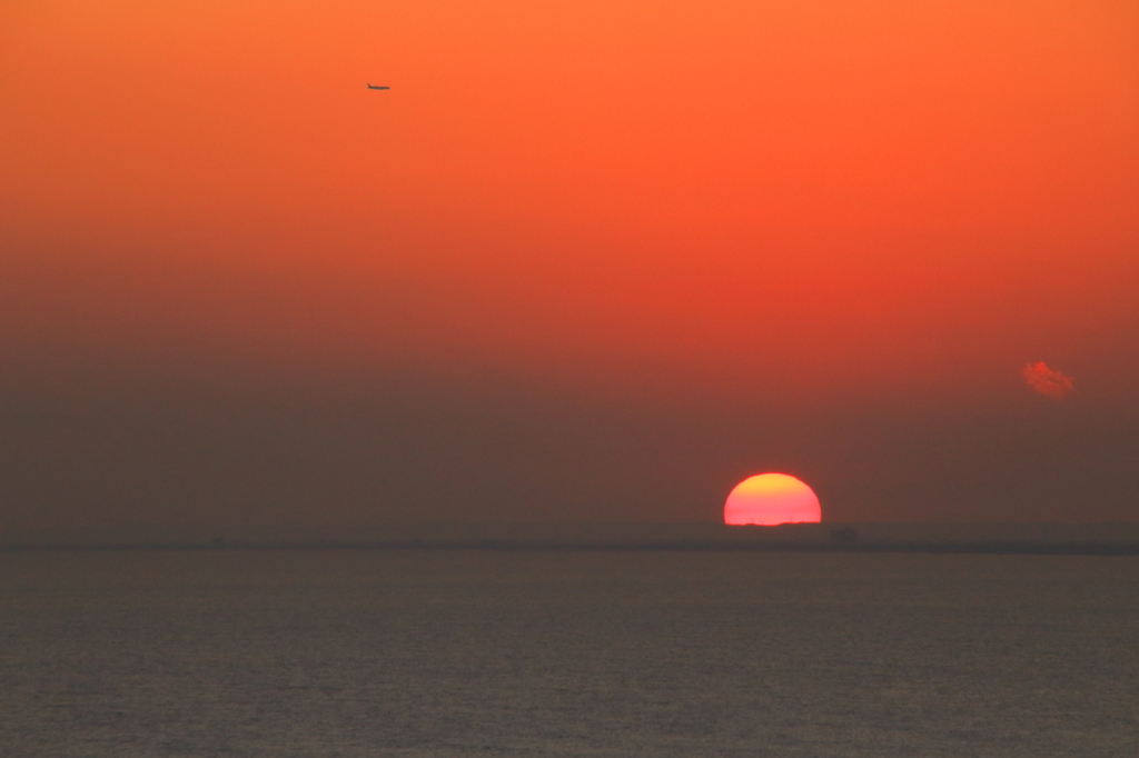 Sunset+Airplane