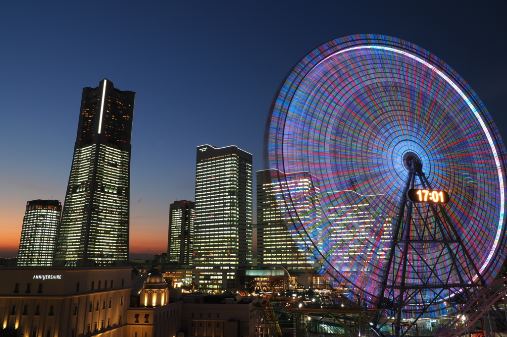 夕暮れの全館点灯2018