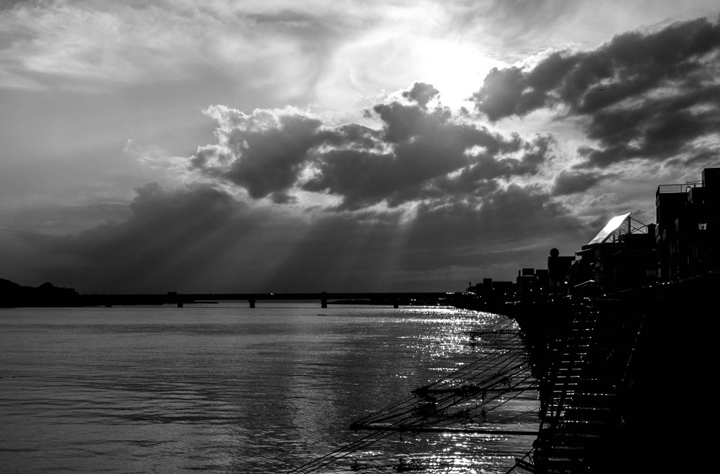 Monochrome sunset #11