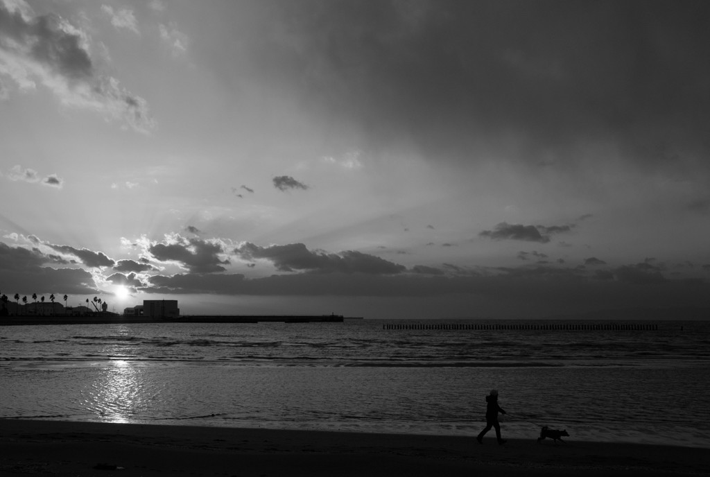 Monochrome sunset #1