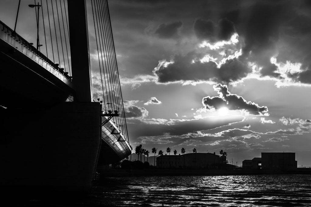 Monochrome sunset #13