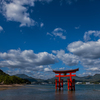 宮島の空