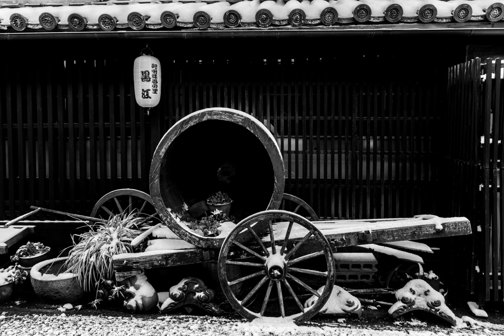 格子と桶