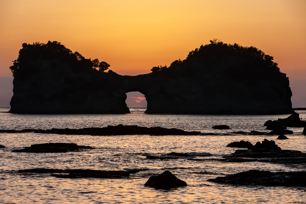 惜敗の夕日