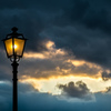 Streetlight in the twilight