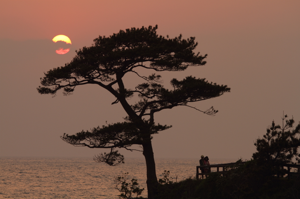 夕暮れ