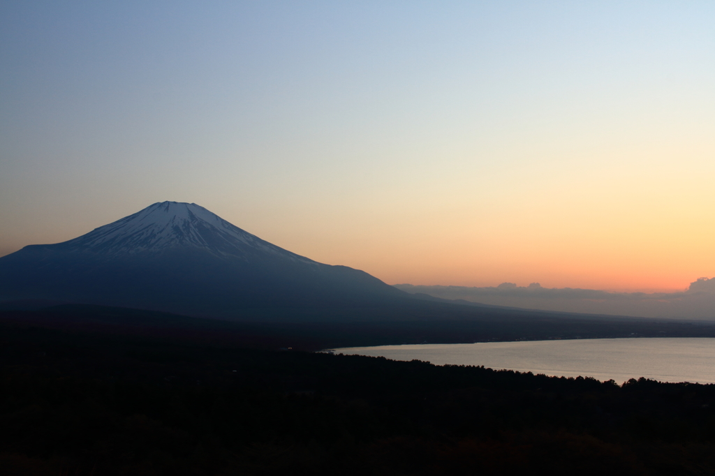 夕焼け富士