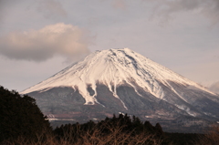 冬の富士山