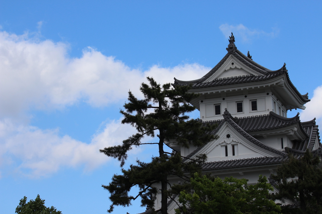 大垣城の空