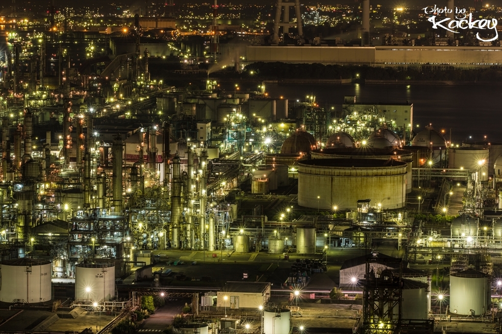 四日市工場夜景