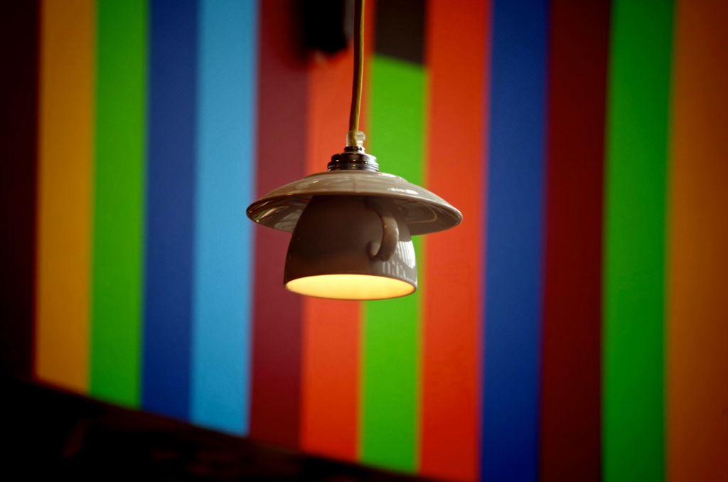 出先のカフェで