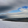 雪と琵琶湖
