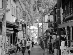 奈良の長谷寺参道