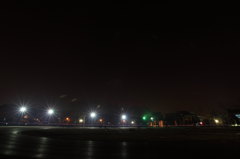 真夜中の広場