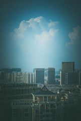 ベランダから見た景色