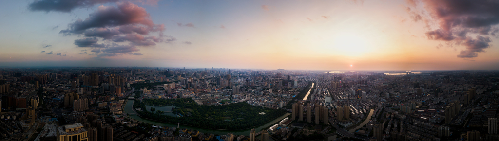 空から見た合肥市