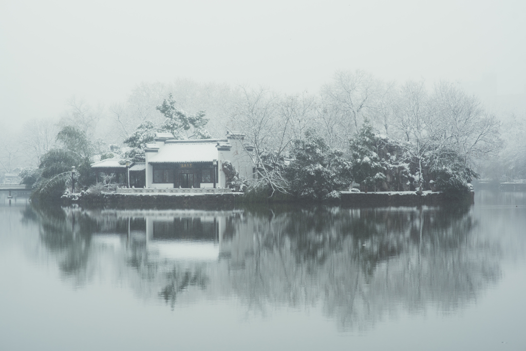 合肥の初雪