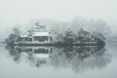 合肥の初雪