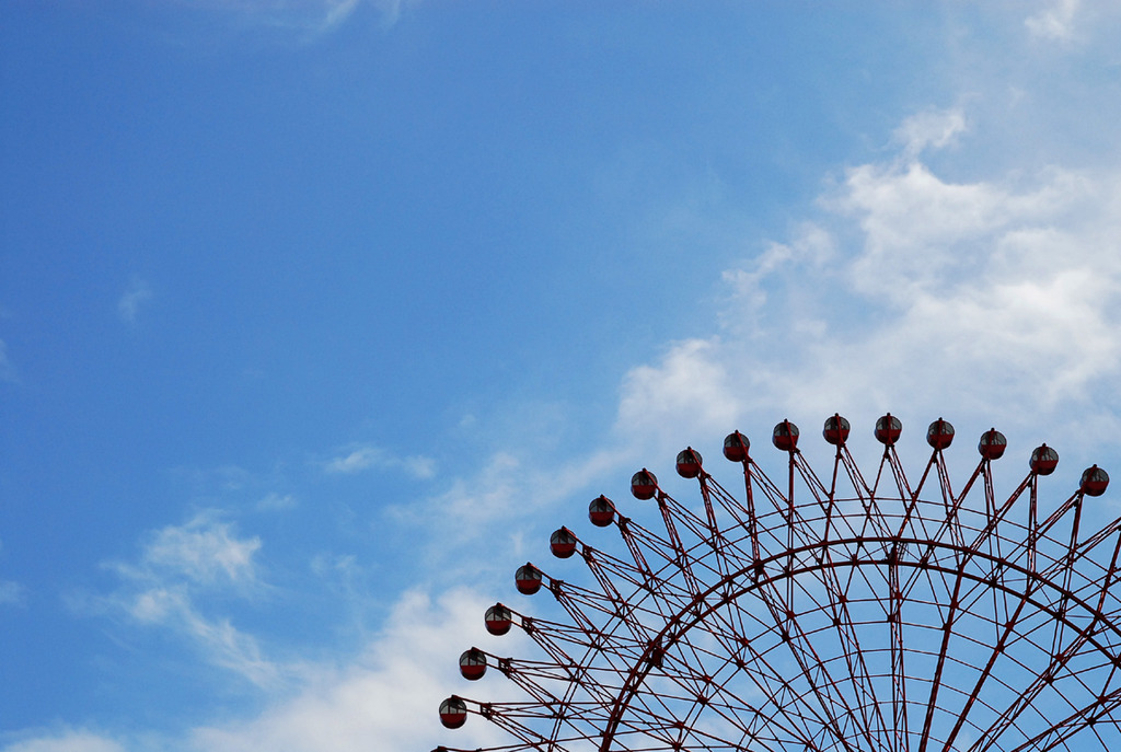 夏空観覧車