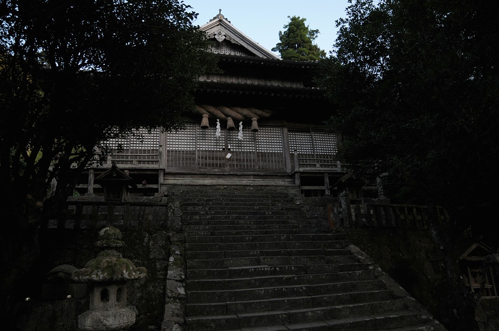 世界遺産の中の神社