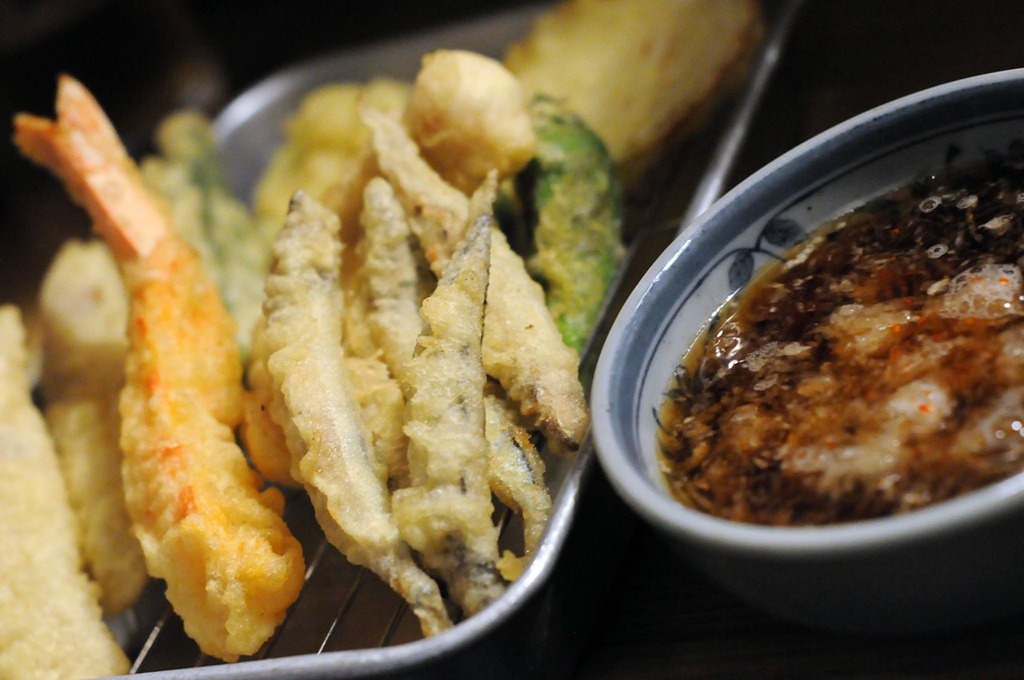 屋台で食べる天ぷら