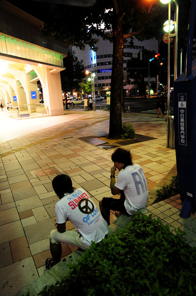 会話のある風景