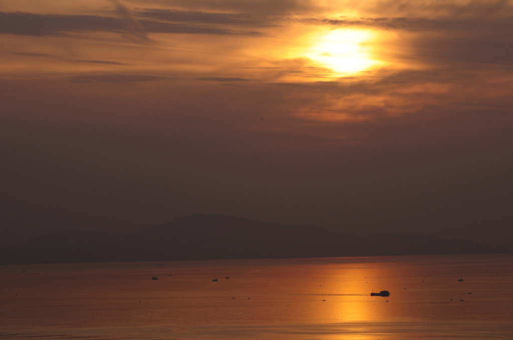 夕暮れ