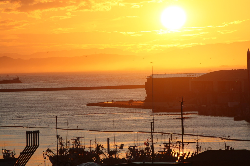 釧路の夕陽１