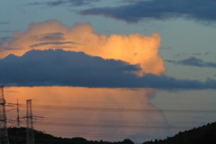 夏空暮色・積乱雲１