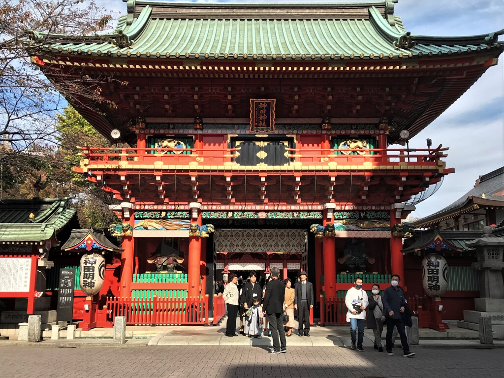 神田明神の賑わい