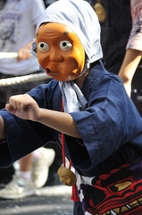 ひょっとこが舞う